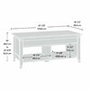 Sauder Carson Forge Lift Top Coffee Table Wc 414444